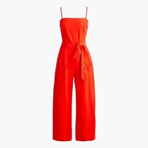 J. Crew Factory Linen Blend Jumpsuit